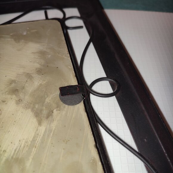 Home is where the heart is quote wall art metal ceramic mixed media cottagecore - Picture 6 of 10